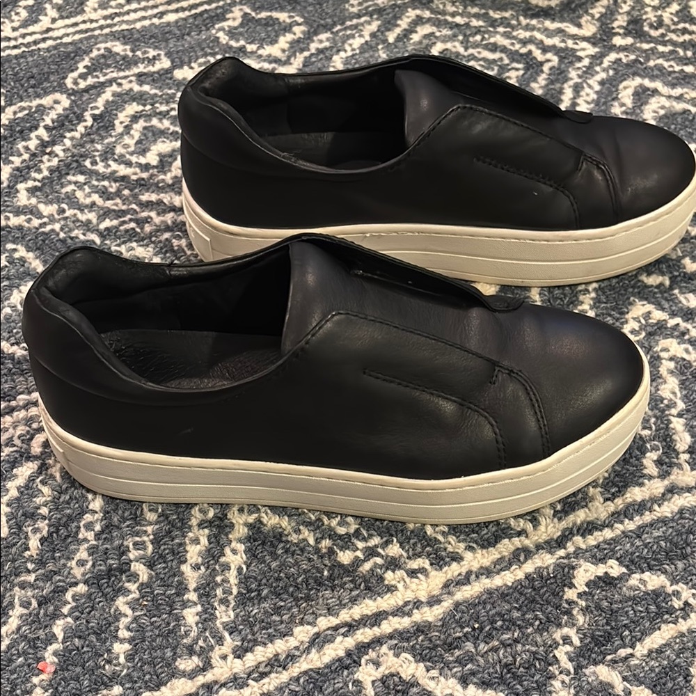 J Slides Black Slip-On Sneakers